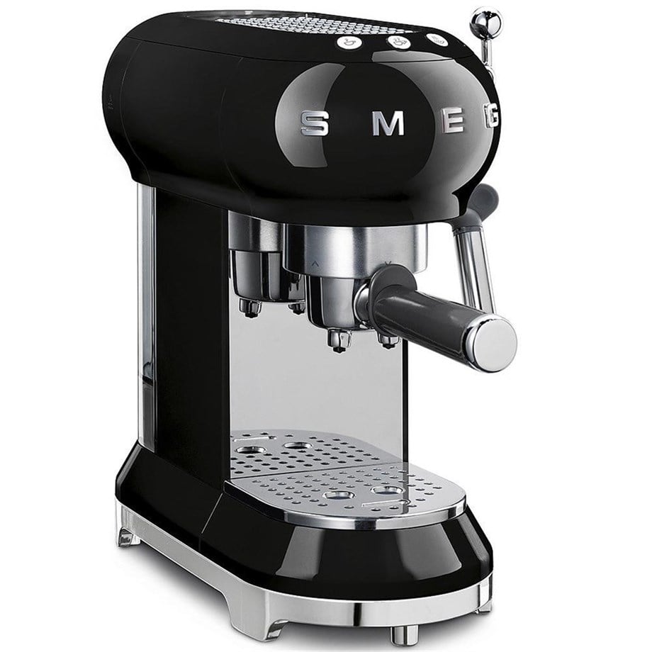 SMEG Siyah Espresso Kahve Makinesi ECF01BLEU