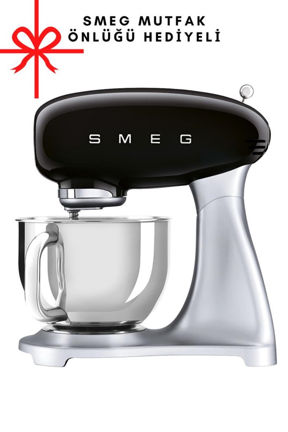 SMEG Siyah Stand Mikser SMF02BLEU