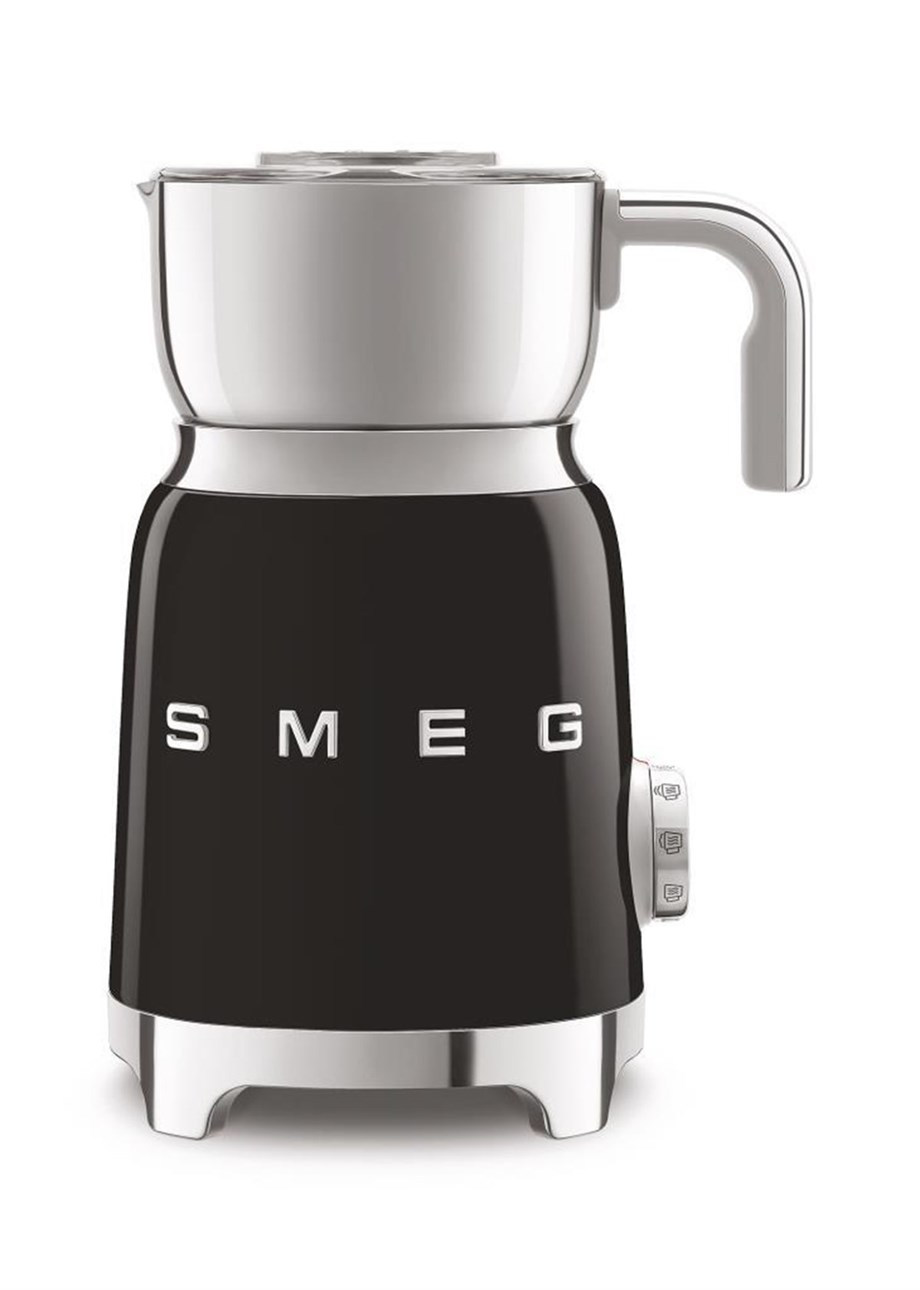 SMEG Siyah Süt Köpürtme Makinası MFF01BLEU