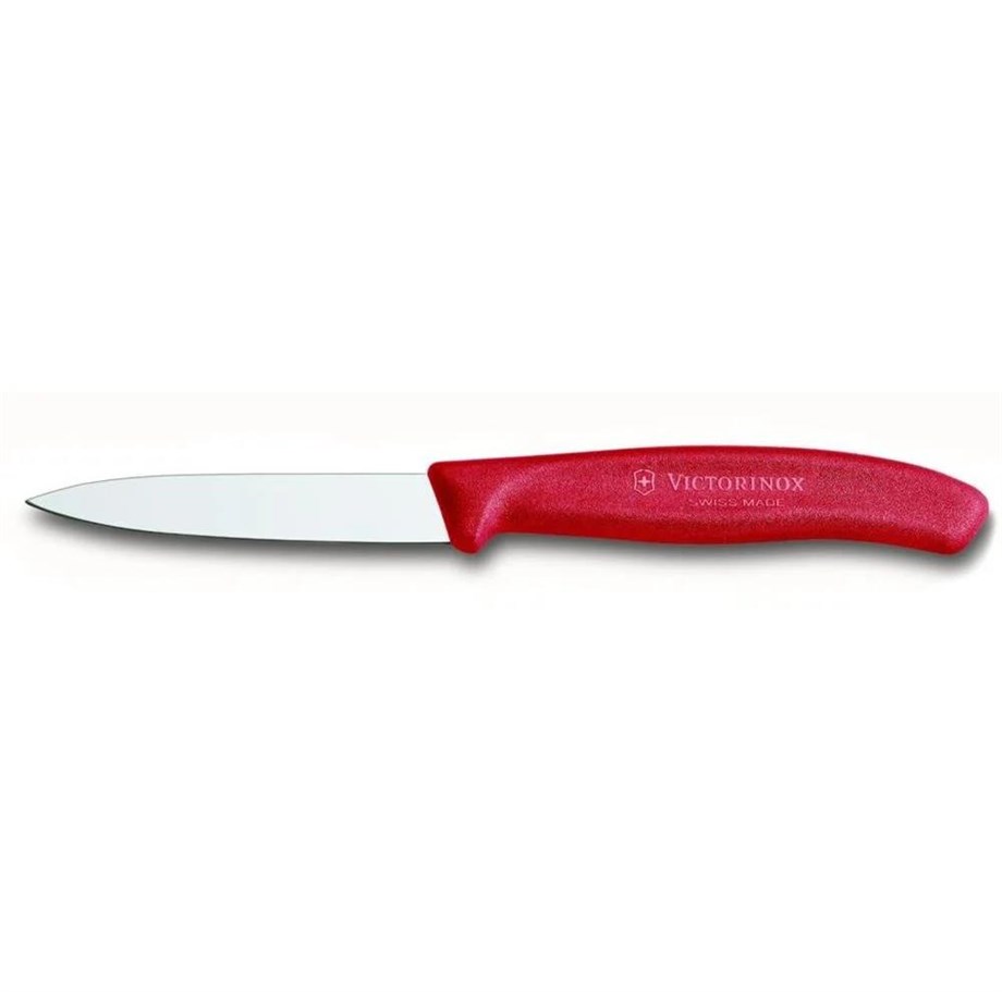 Victorinox VT 6.7601 Swiss Classic 8 Cm. Sivri Uçlu Soyma Bıçağı (Kırmızı)