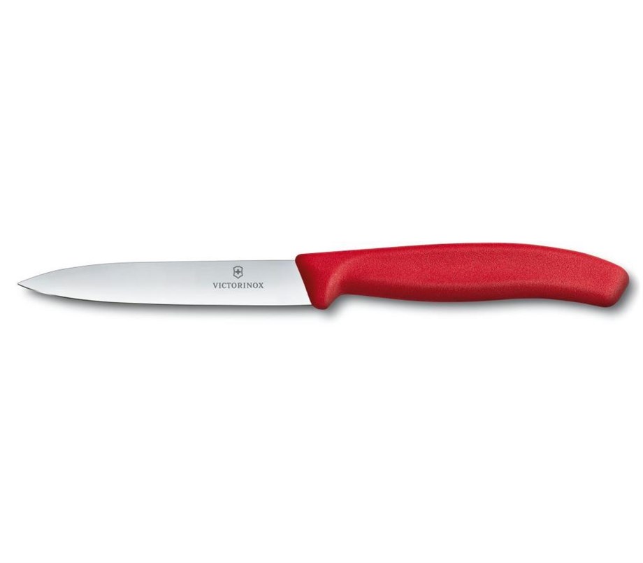Victorinox VT 6.7701 Swiss Classic 10 Cm. Sivri Uçlu Soyma Bıçağı (Kırmızı)