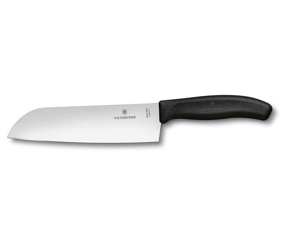 Victorinox VT6.8503.17B Blisterli Santoku Bıçağı 17 Cm. (Siyah)