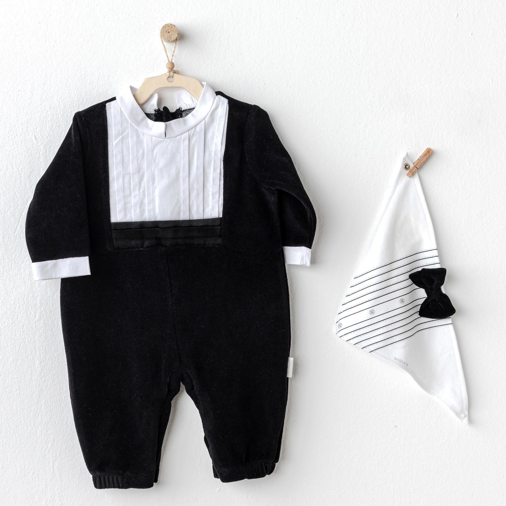 Andywawa Bebek Happy Newyear Tulum Takım Siyah AC25335 