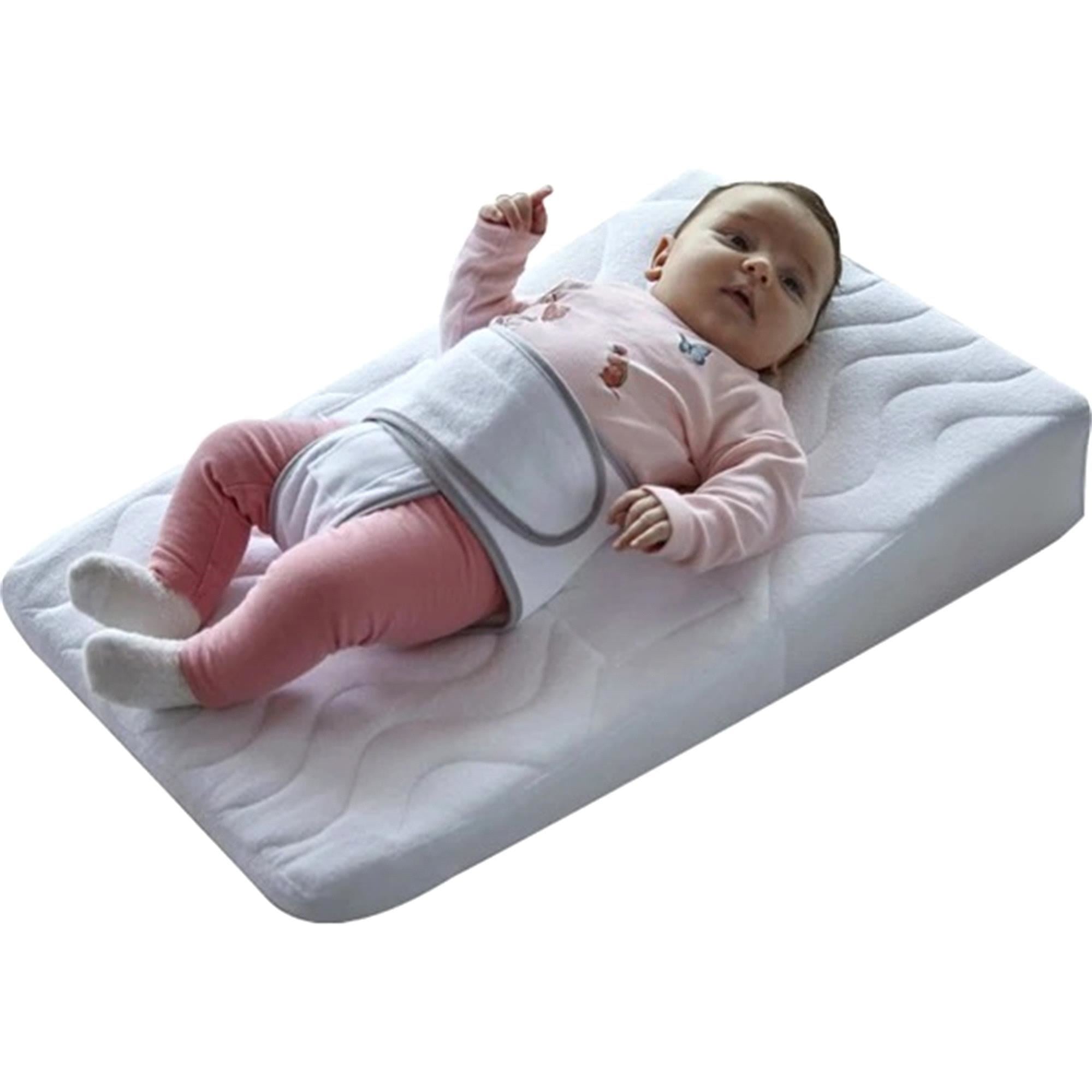 Babyjem Bebek Reflü Yastığı Kemerli Beyaz Art-132