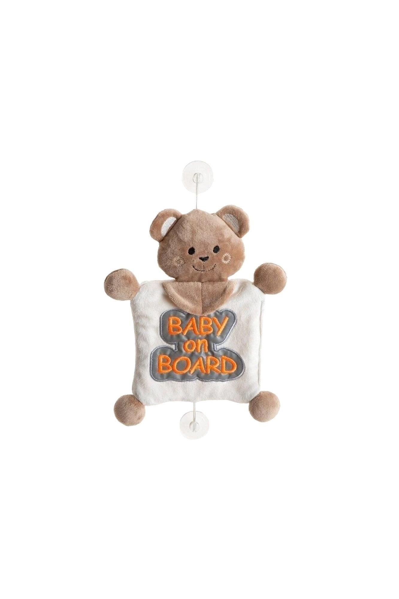 Babyjem Reflektörlü Arabada Bebek Var Aparatı Kahve Art-875