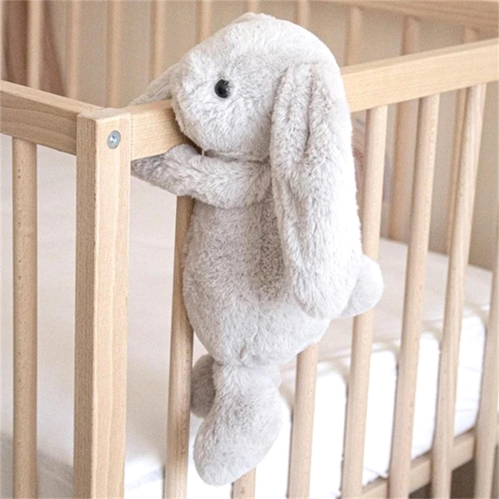 Babyjem Uyku Arkadaşım Oturabilen Tavşan Gri 30 Cm Art-730