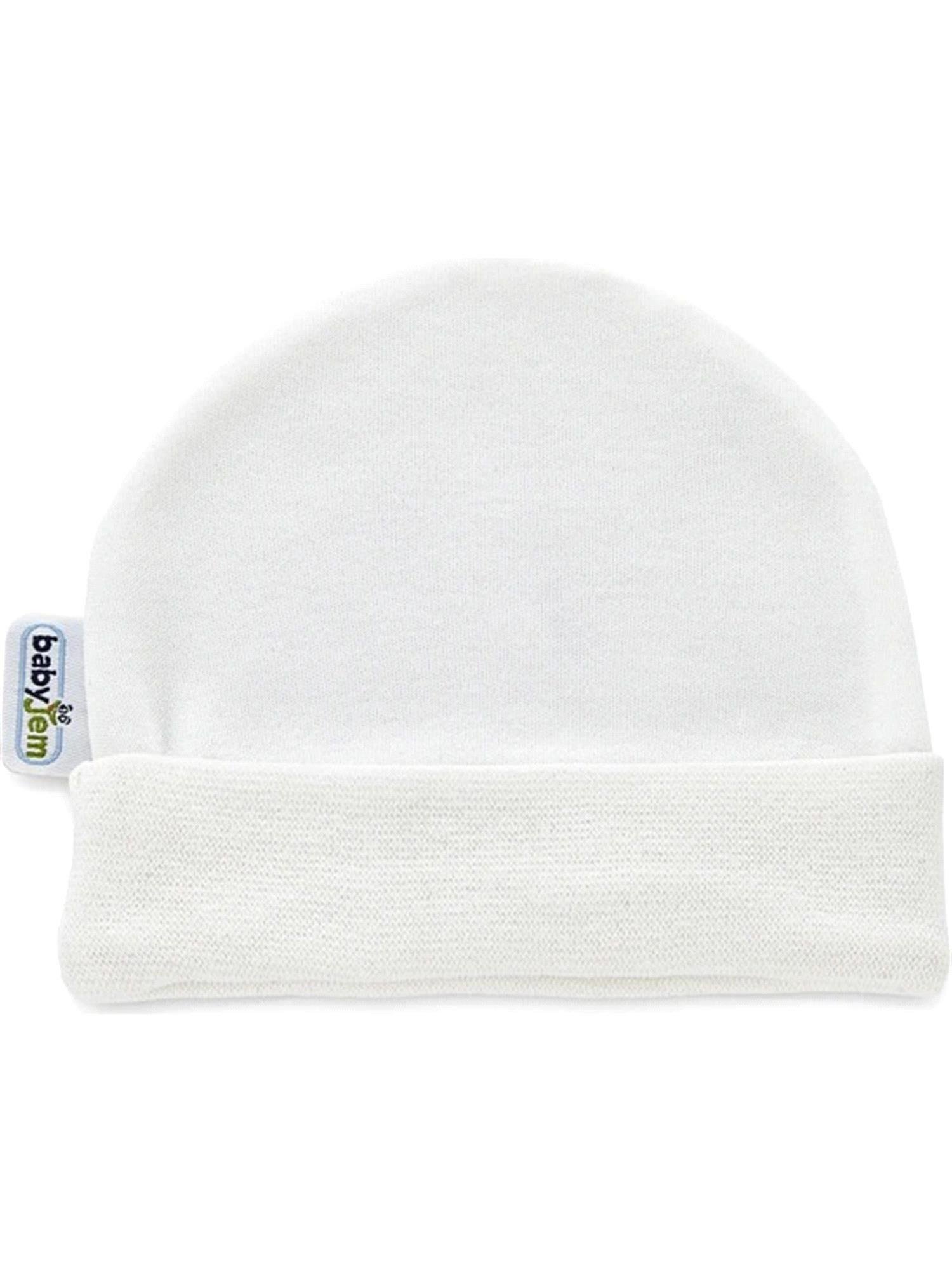 Babyjem Yenidoğan Şapka Beyaz Art-397