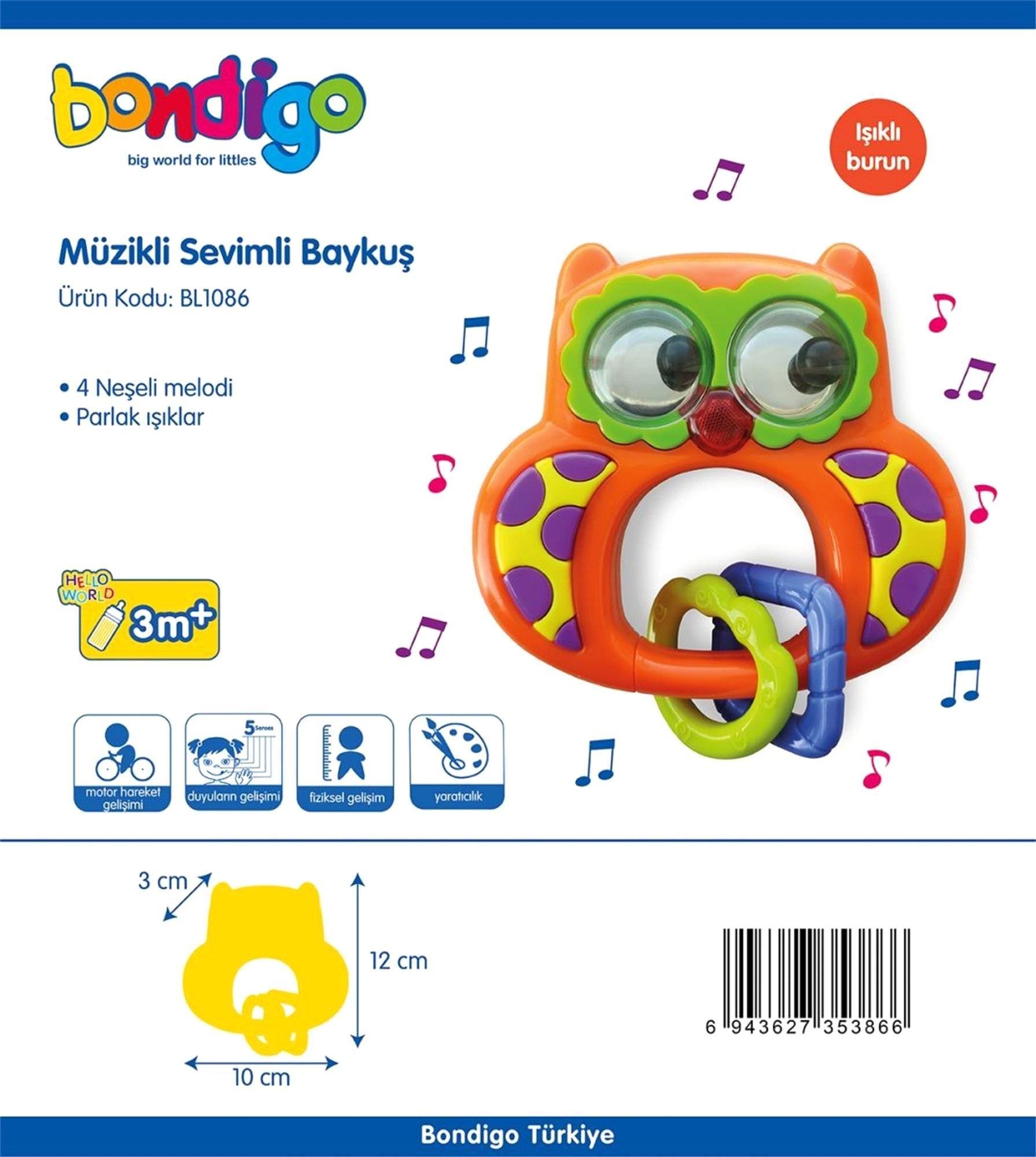 Bondigo Müzikli Sevimli Baykuş 1086