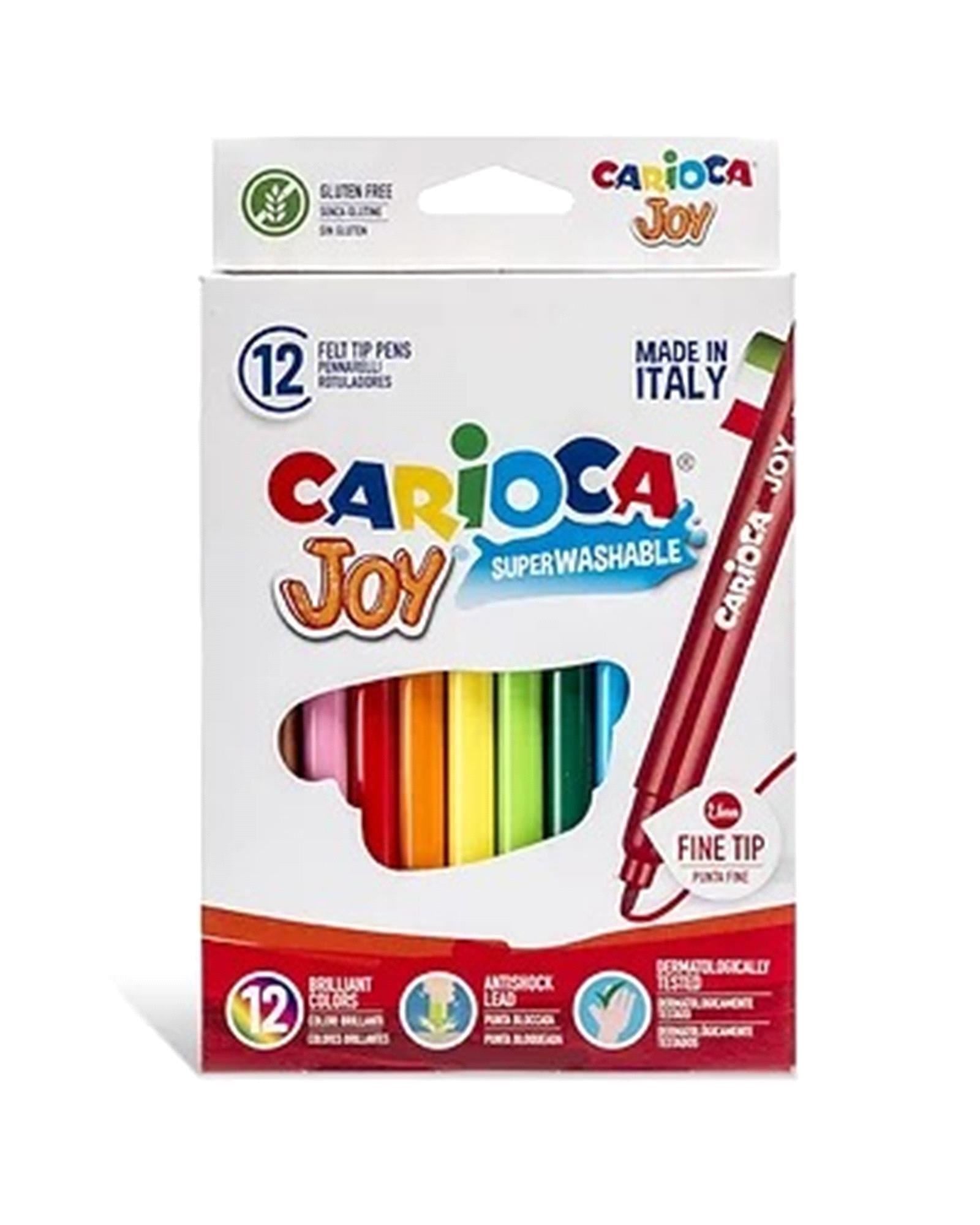 Carioca 12li Joy süper Yıkanabilir Keçeli Boya Kalemi 40614