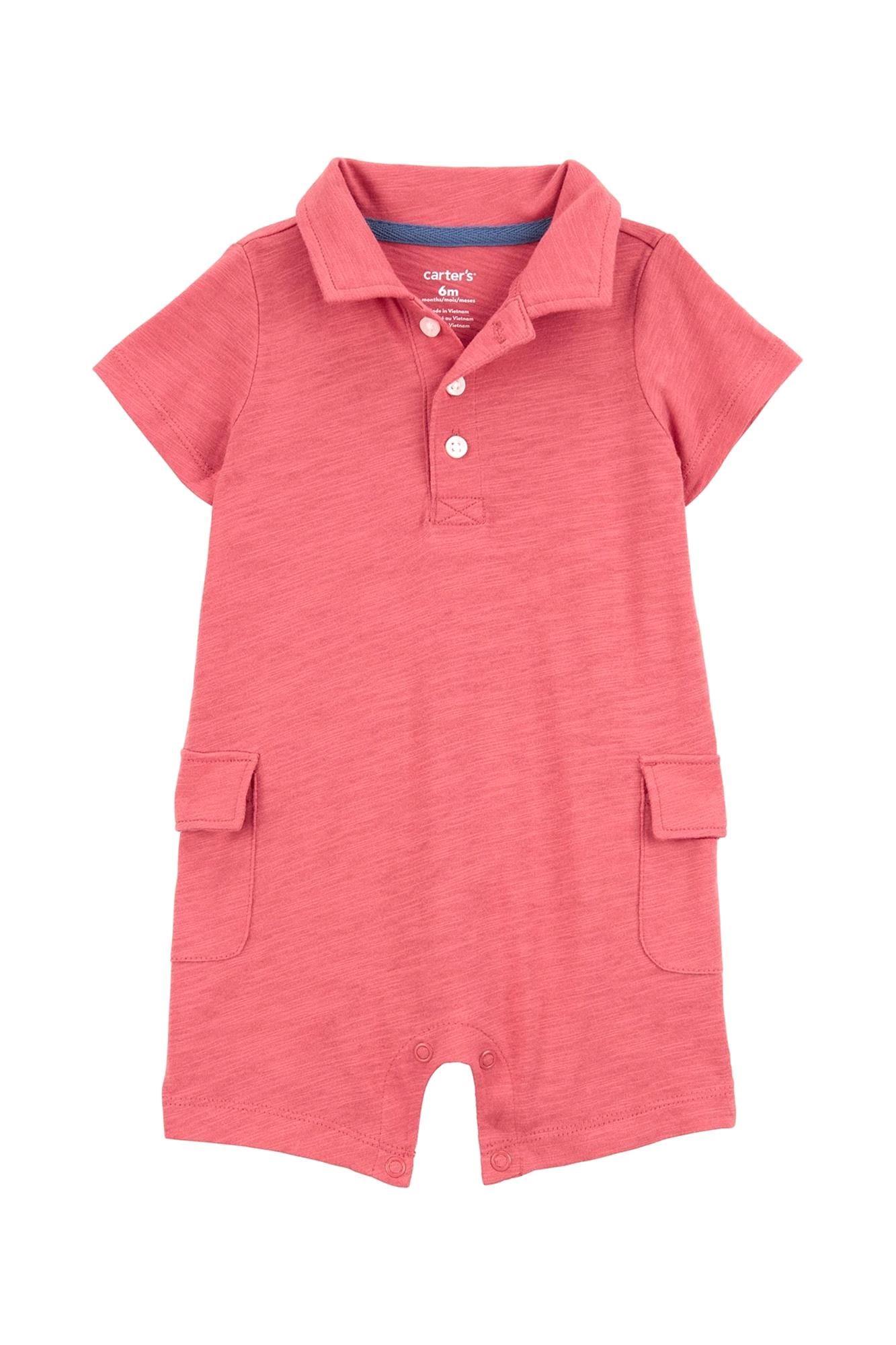 Carter's Erkek Bebek Kısa Tulum Kırmızı 1S470410