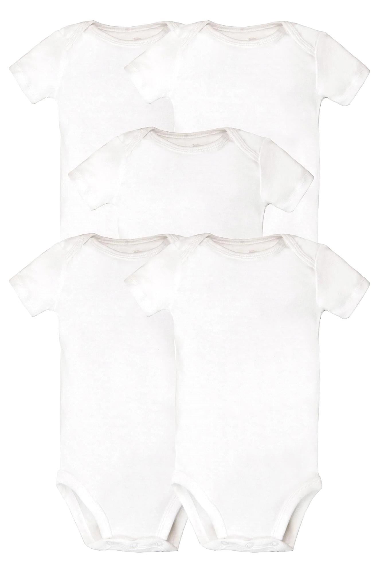 Carters Layette Bebek Kısa Kol 5li Body Set Beyaz 1L930510