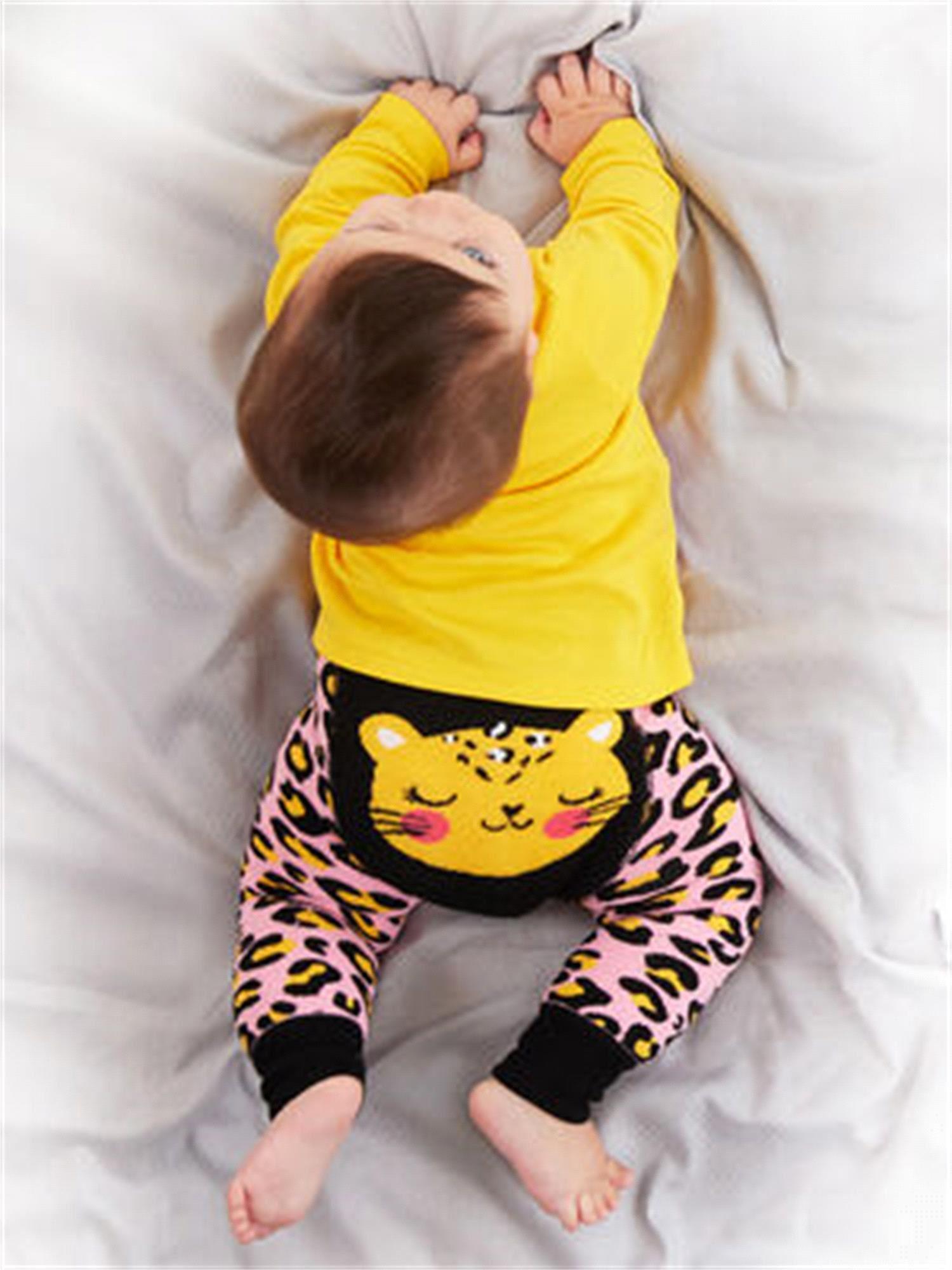 Denokids Kız Bebek Leopar Tshirt  Cff-22S1-177