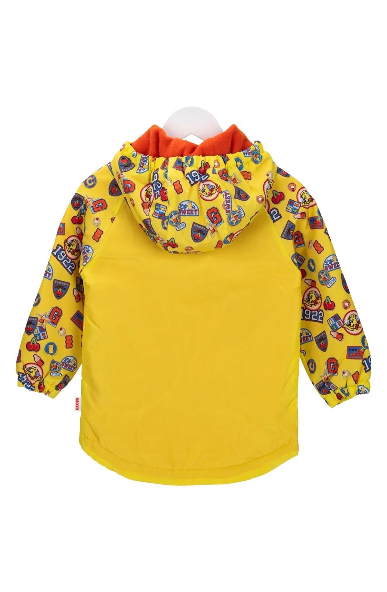 Haribo Çocuk Kolu Desenli Mont Sarı OUT01F