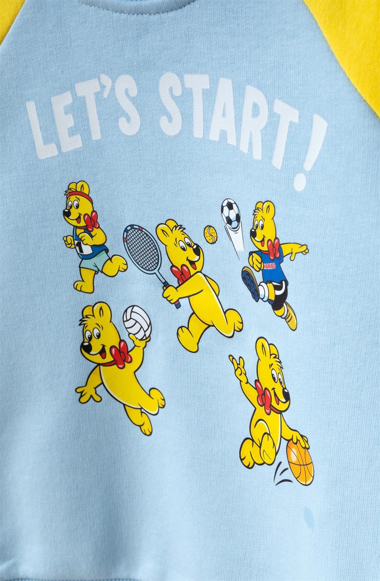 Haribo Erkek Çocuk Baskılı Sweatshirt Sarı SW306