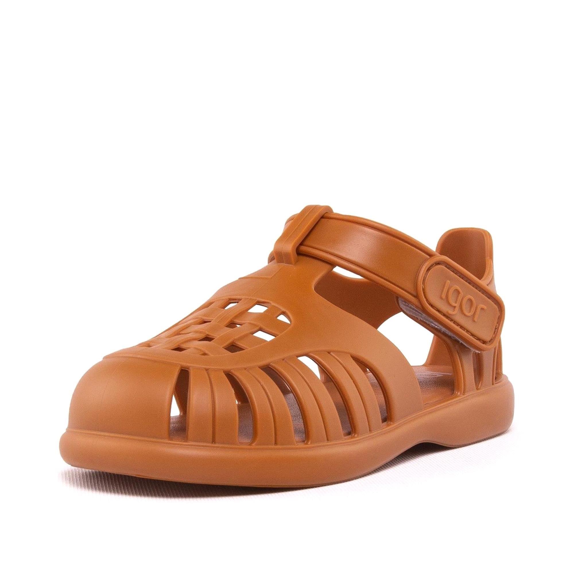 İgor Erkek Çocuk Tobby Solid Sandalet Caramel S10271-215