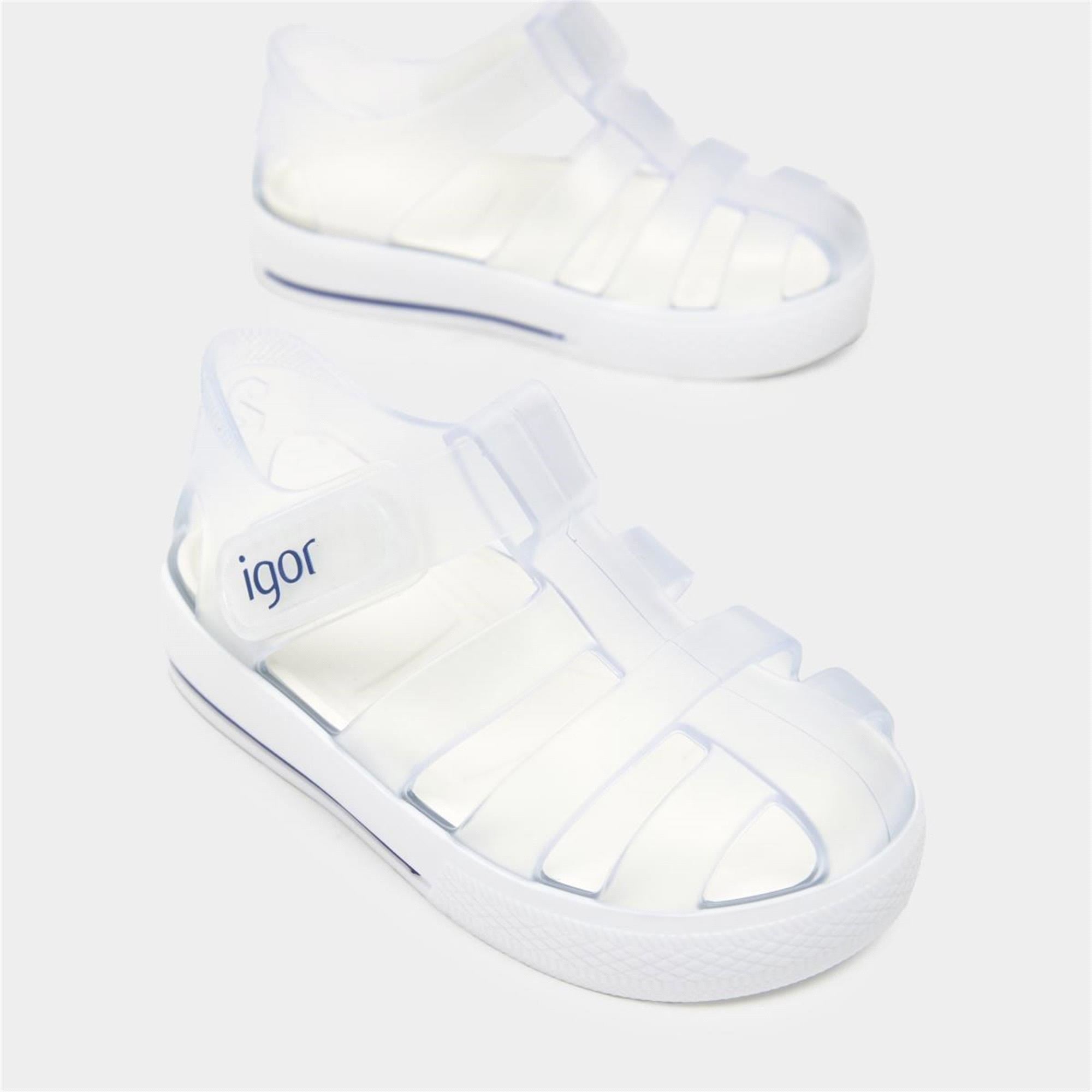 İgor Unisex Çocuk Star Sandalet Beyaz S10171-038
