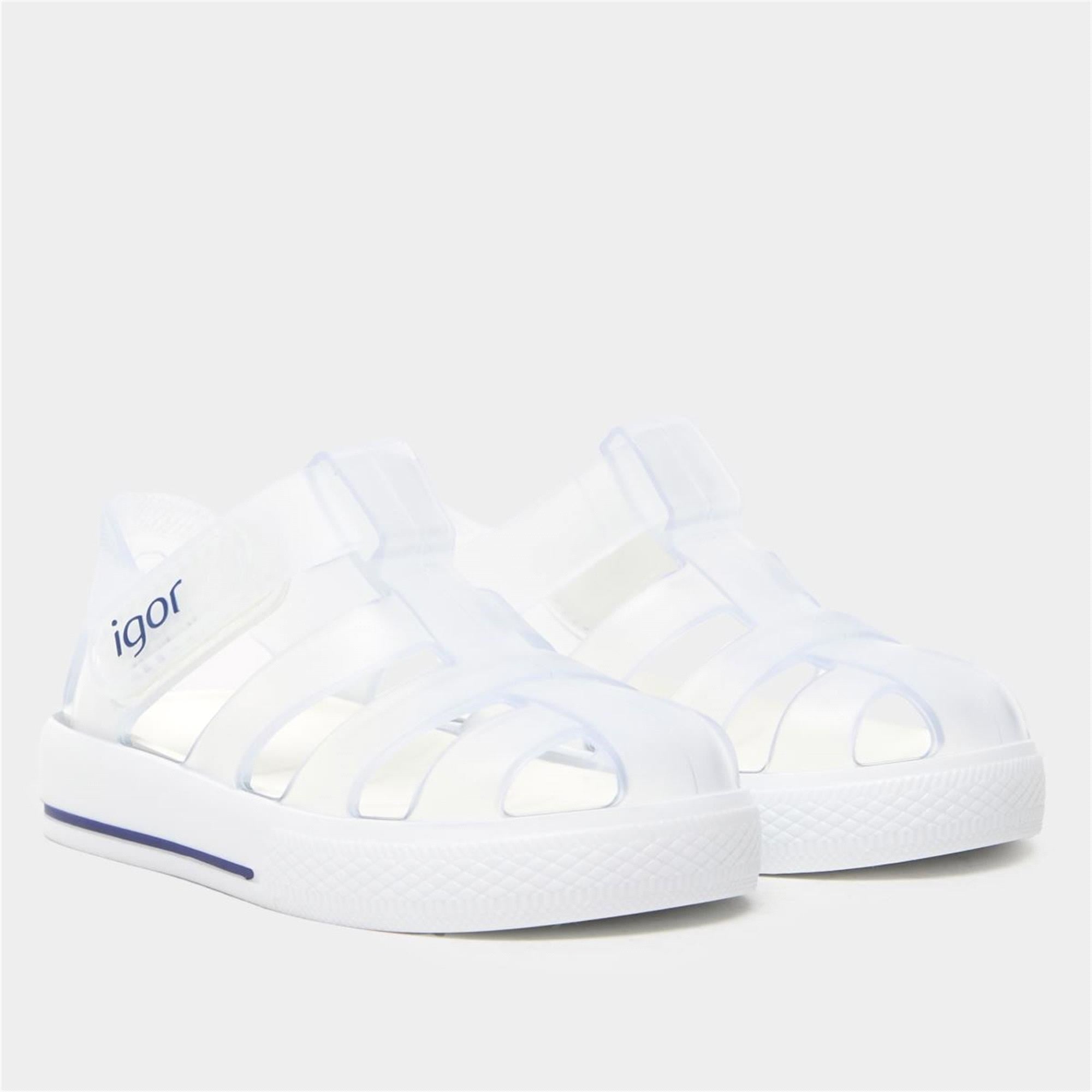 İgor Unisex Çocuk Star Sandalet Beyaz S10171-038