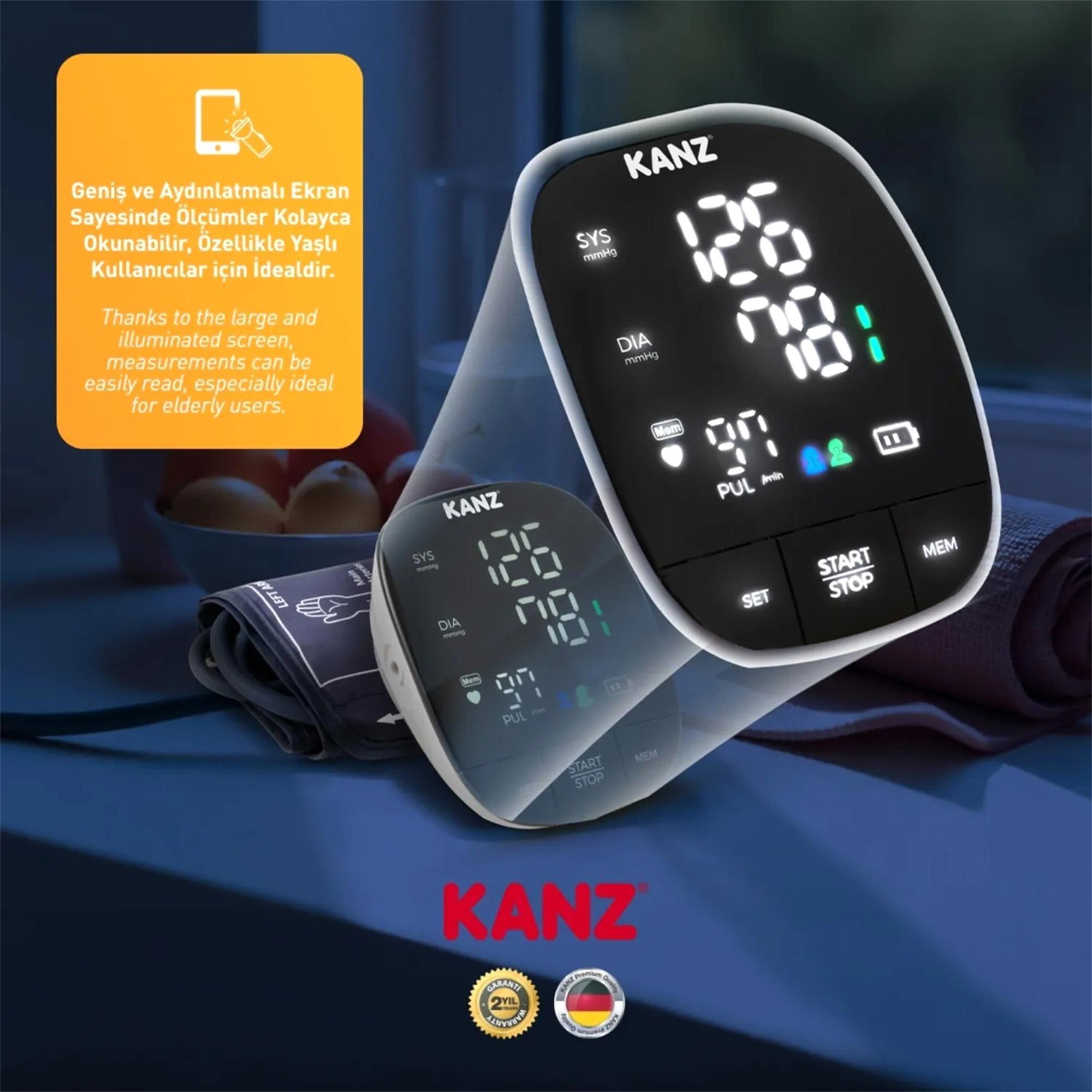 Kanz Dijital Koldan Ölçer Tansiyon Aleti FC-BP130