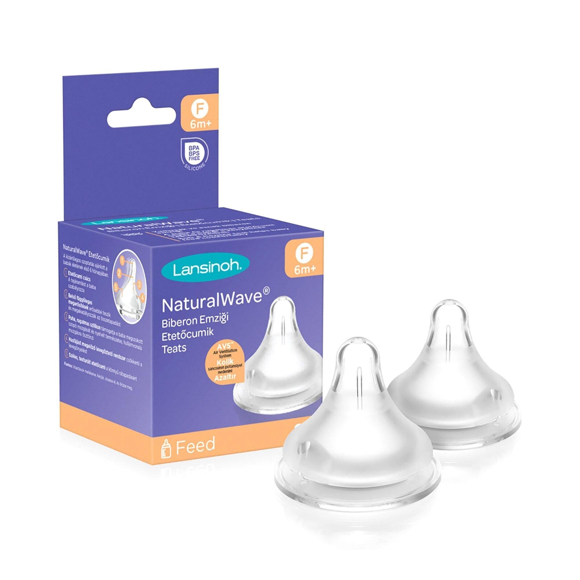 Lansinoh Natural Wawe 2'li Biberon Emziği Hızlı Akışlı 76030