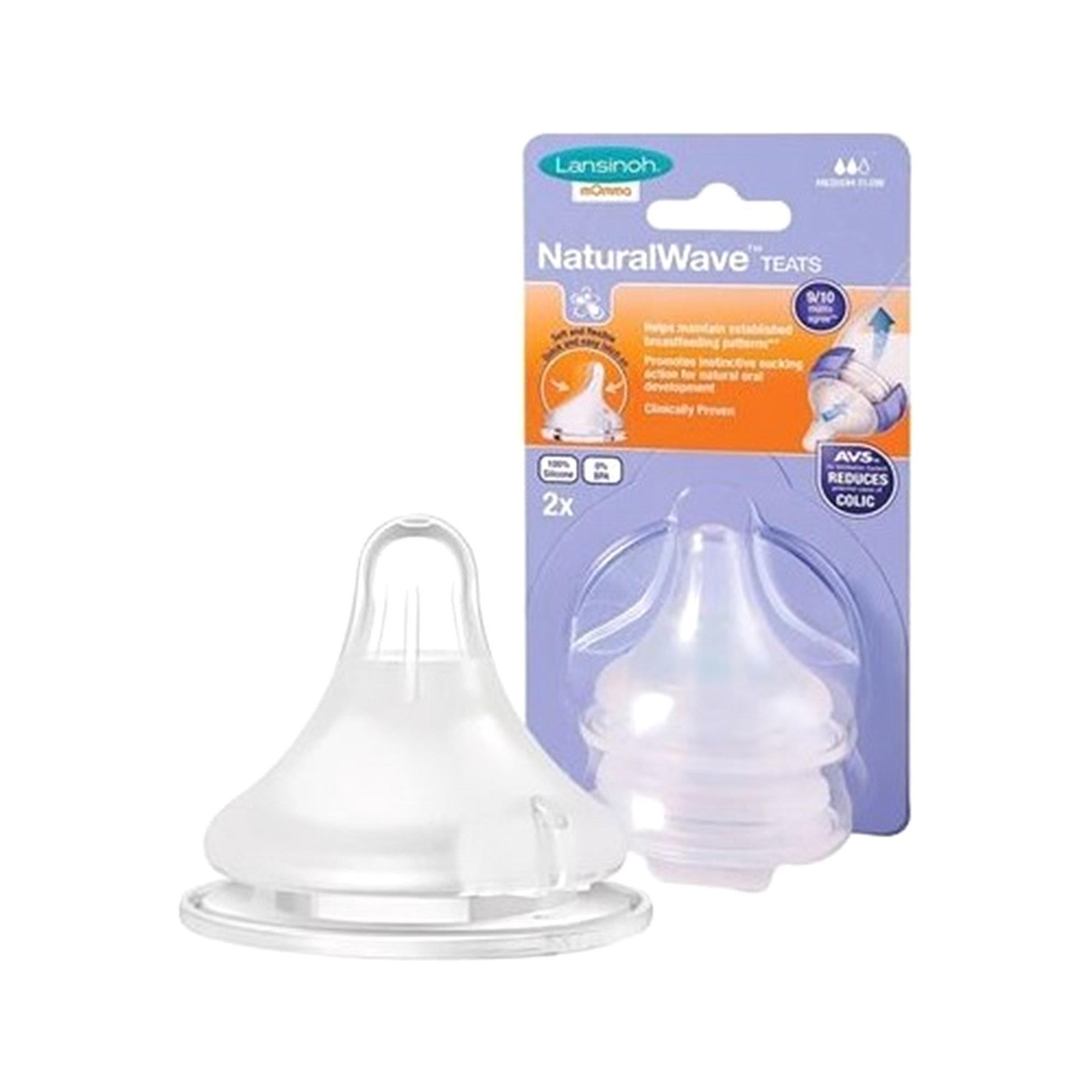 Lansinoh Natural Wawe 2'li Biberon Emziği Orta Akışlı 76020