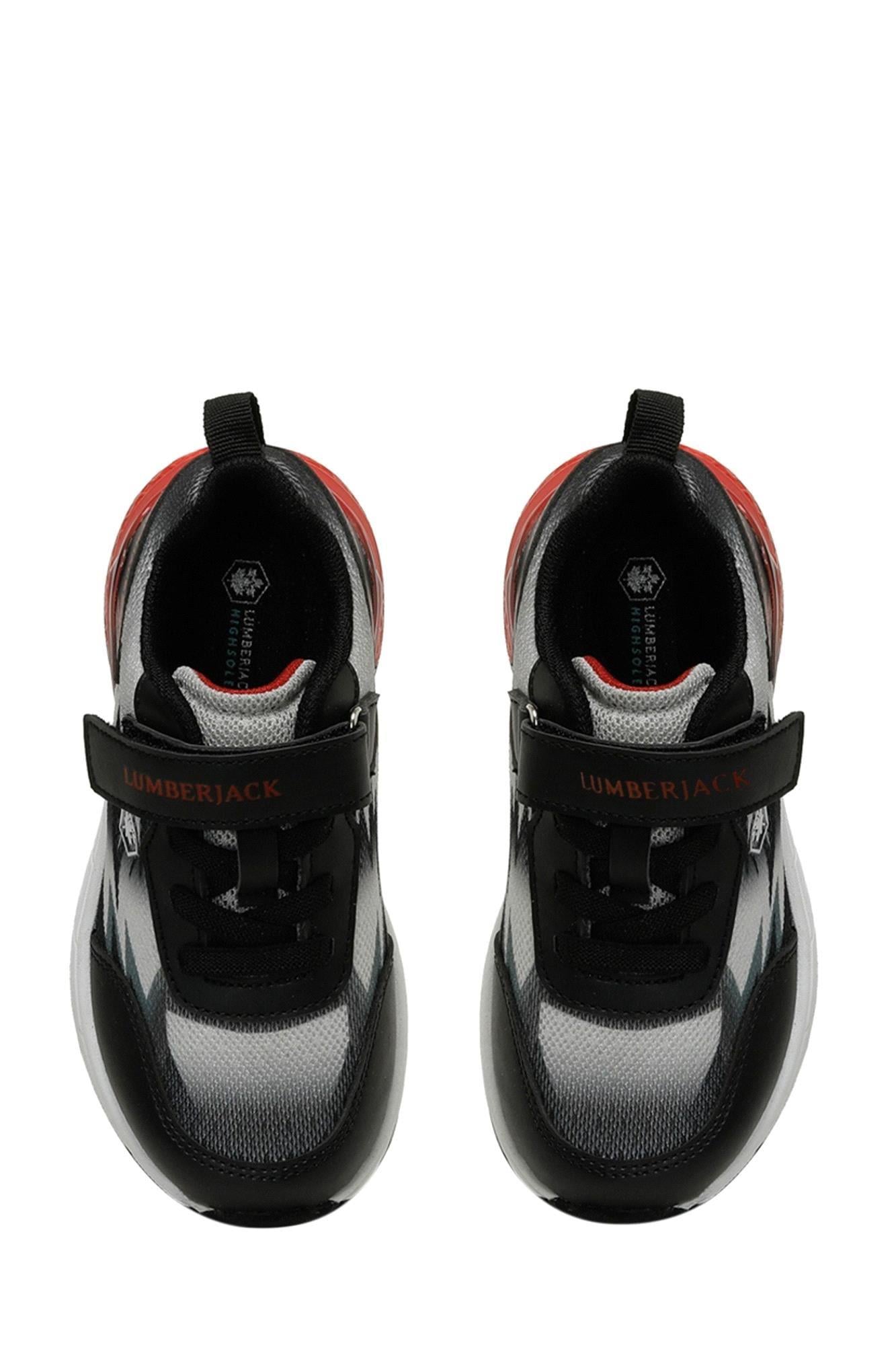 Lumberjack Erkek Çocuk Taboo 4FX Sneaker Gri-Kırmızı 101510885