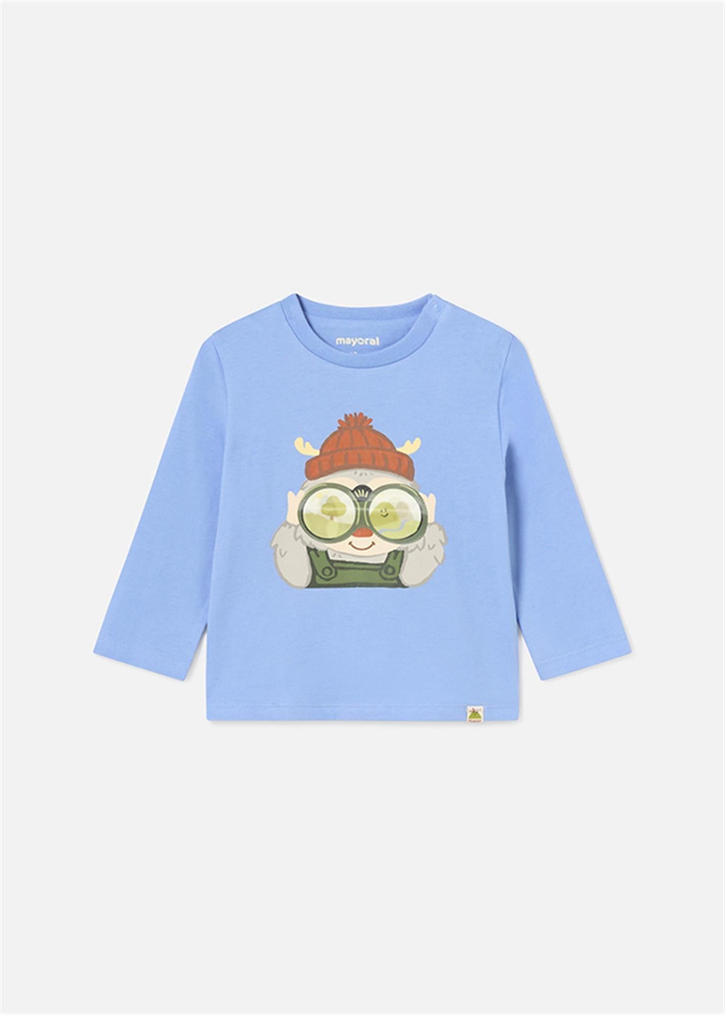 Mayoral Erkek Bebek Uzun Kollu Tişört Mavi 2036