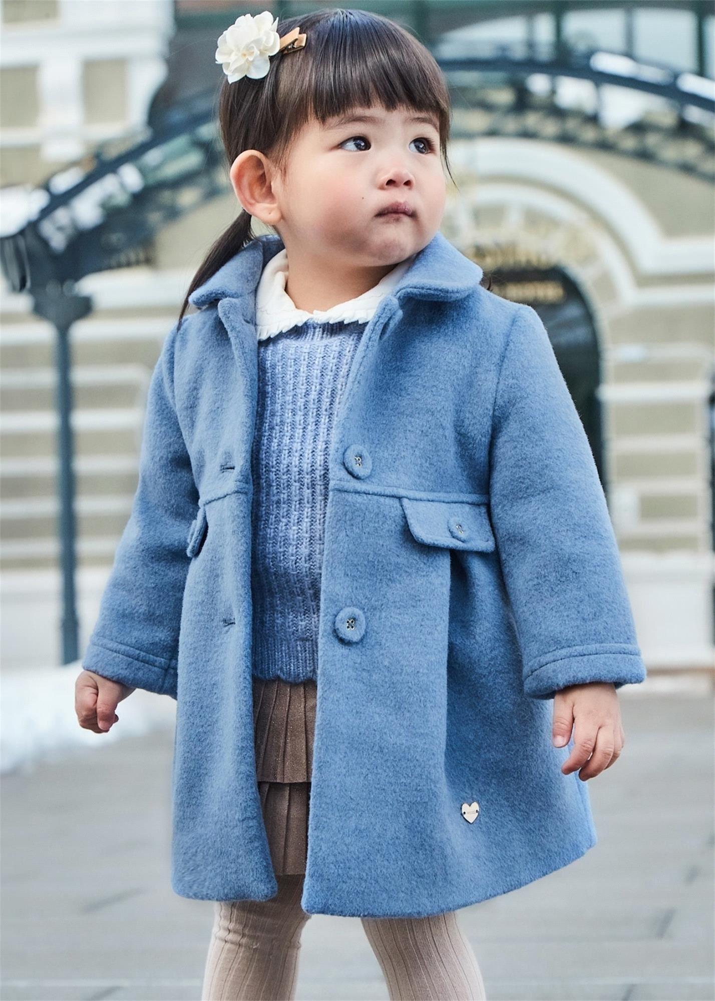 Mayoral Kız Bebek Kumaş Ceket Mavi 2479