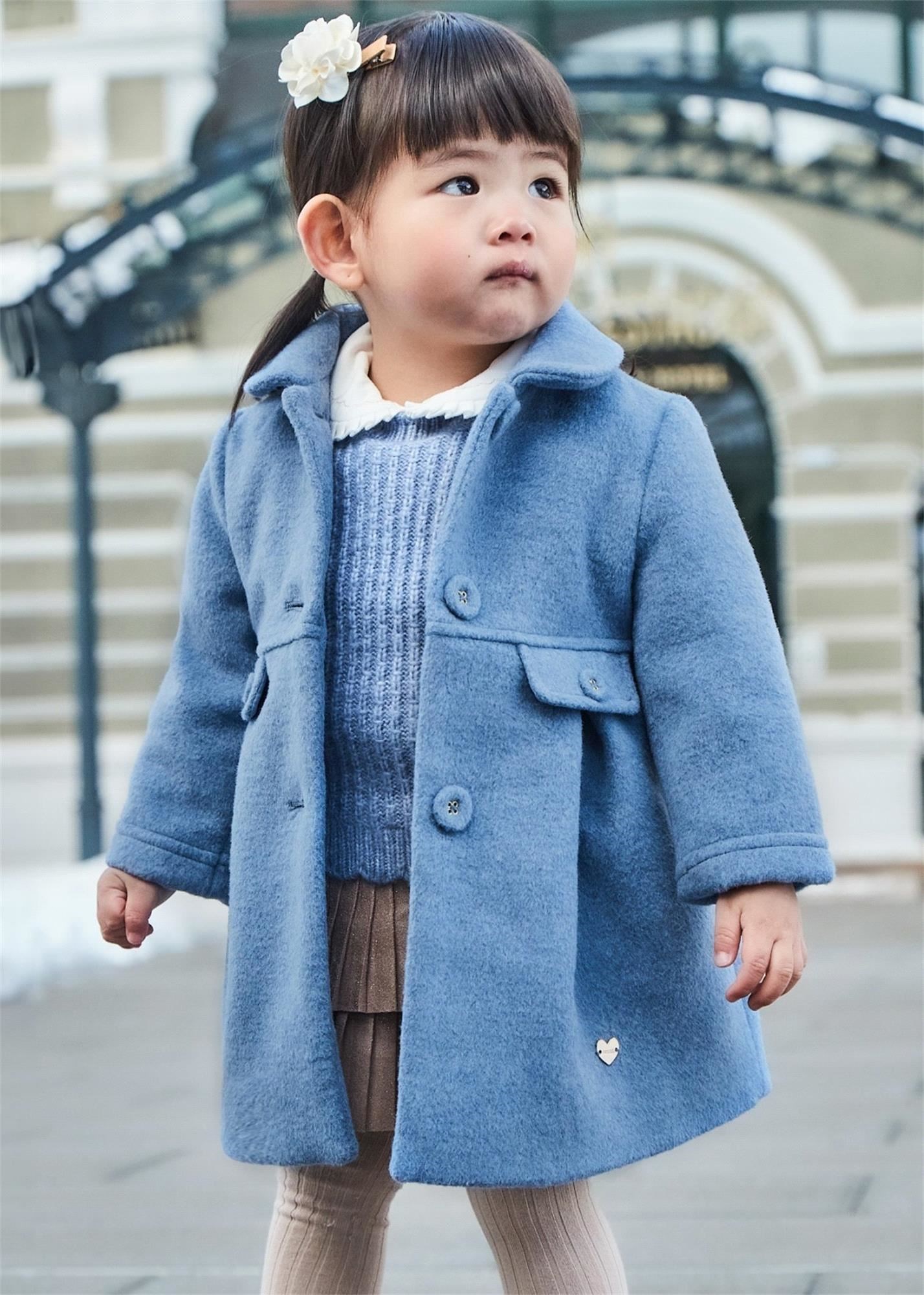 Mayoral Kız Bebek Kumaş Ceket Mavi 2479