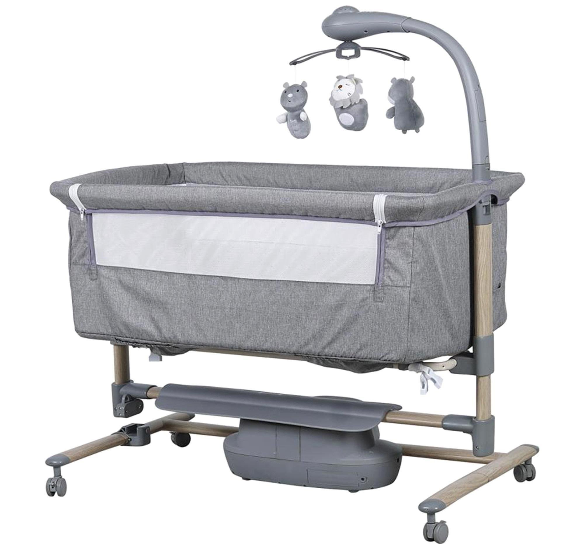 Prego Carmela Elektrikli Anne Yanı Beşik Gri 4091