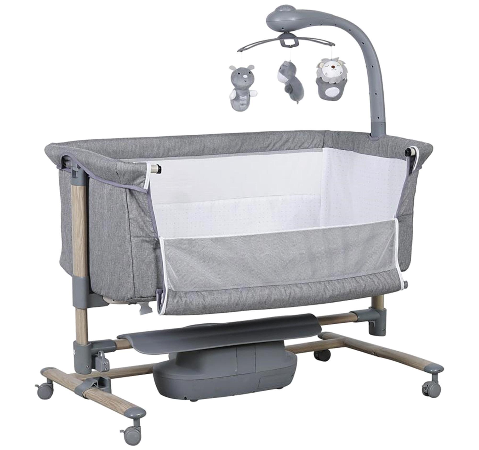 Prego Carmela Elektrikli Anne Yanı Beşik Gri 4091