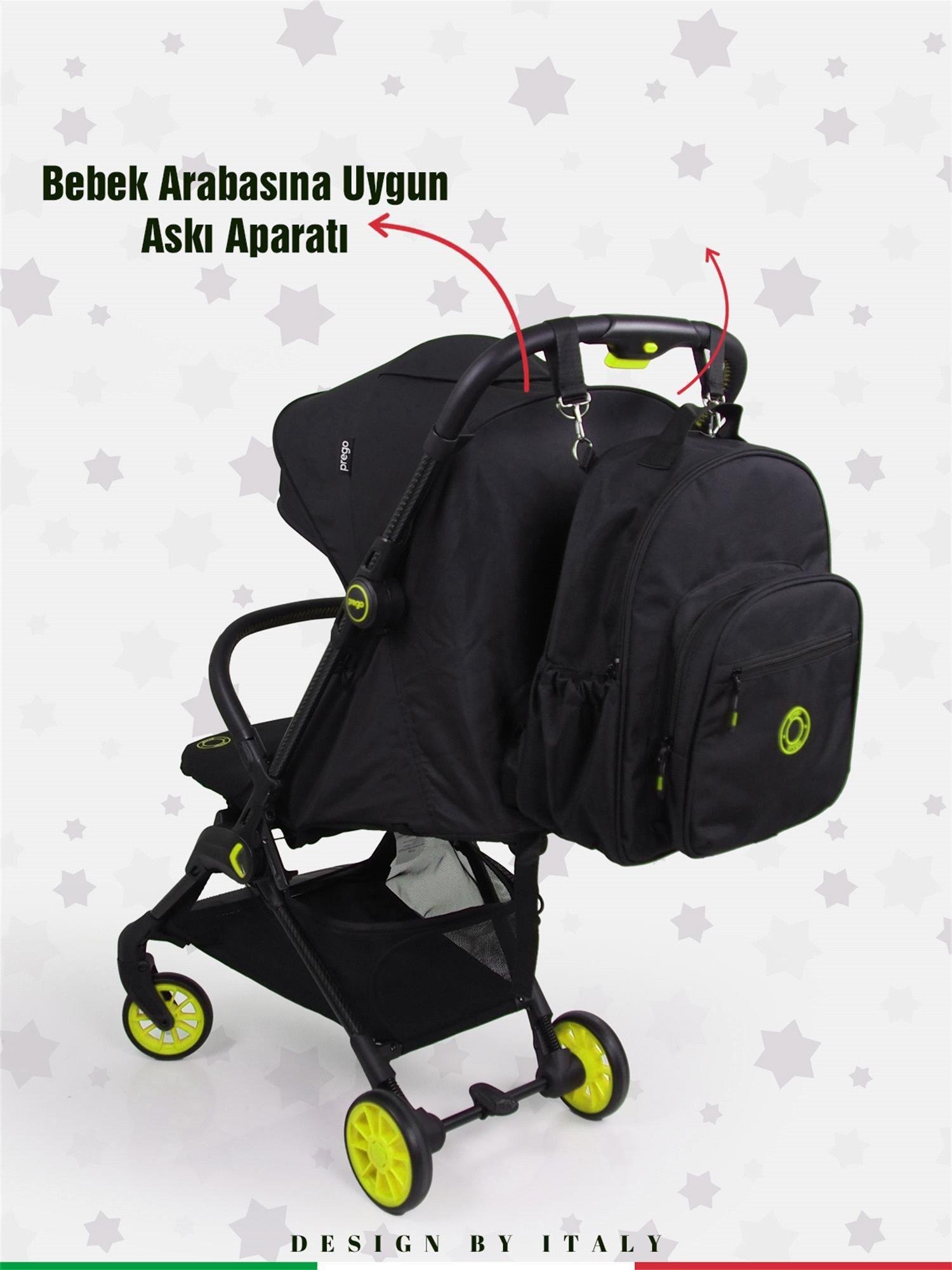 Prego Estella Bebek Bakım Çantası Yeşil 3089