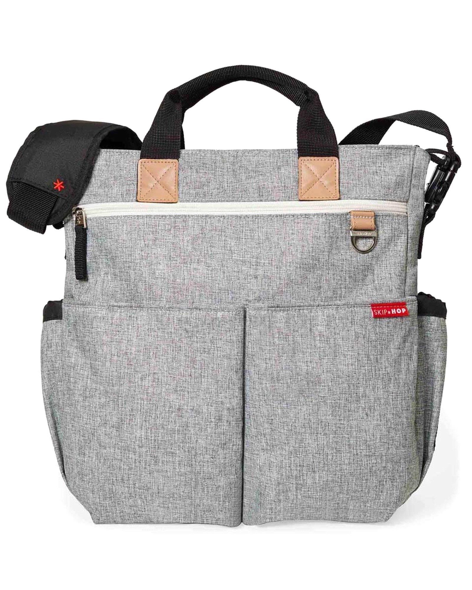 Skip Hop Duo Orjinal Bebek Bakım Çantası Gri Melanj 200326
