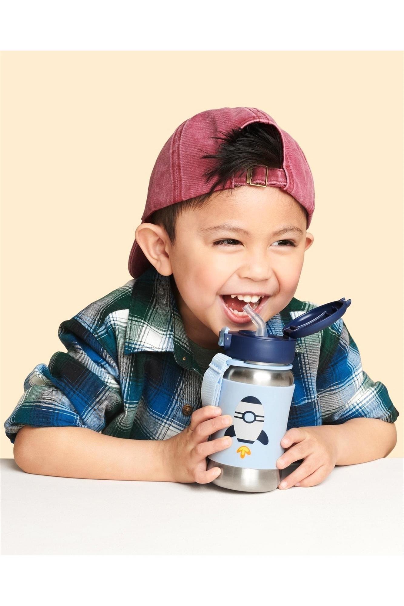 Skip Hop Spark Style Pipetli Paslanmaz Çelik Suluk Roket 9N778710