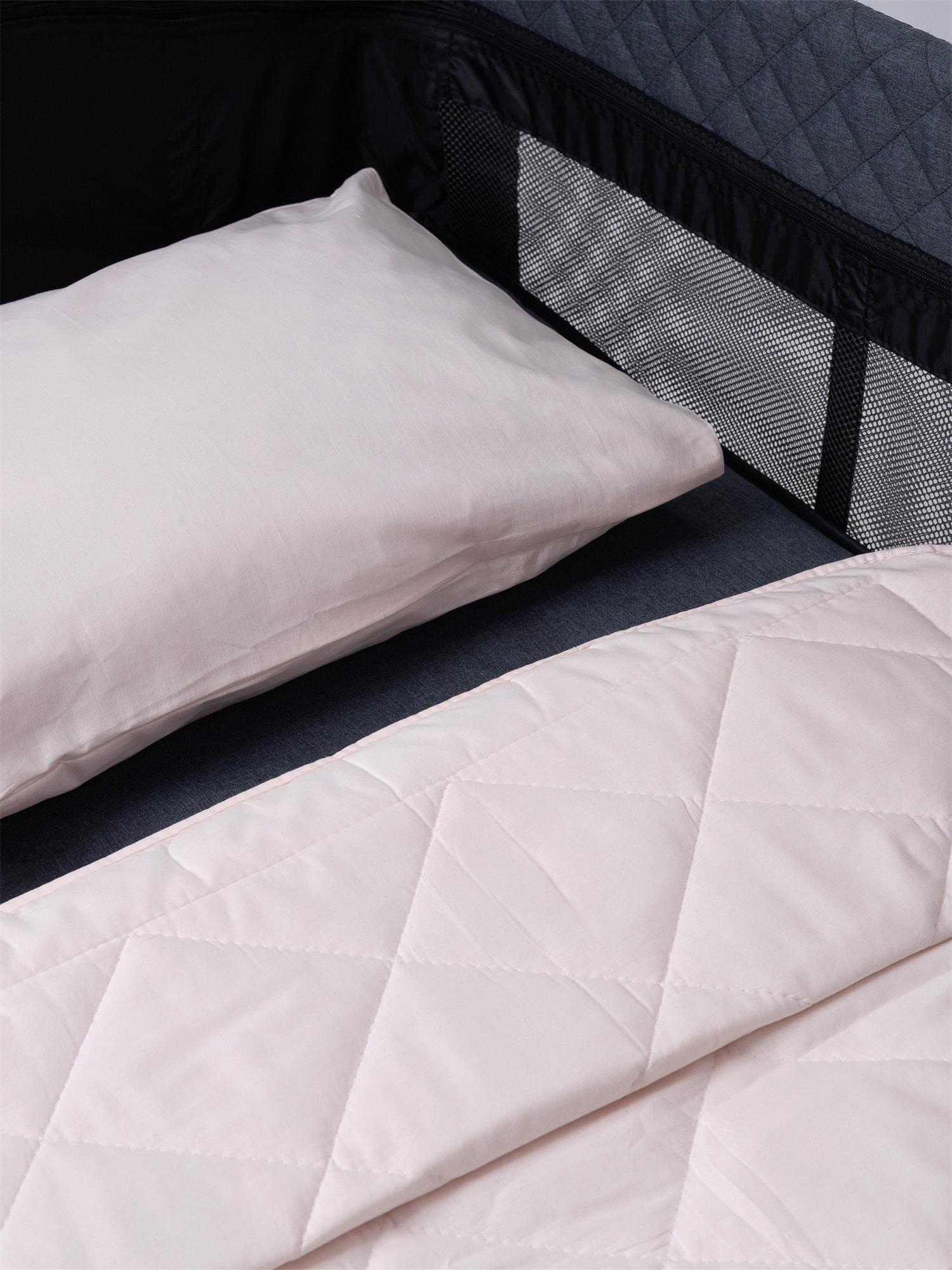 Tiffany Conform Kapitoneli Bebek Yatak Örtüsü Pudra 971061