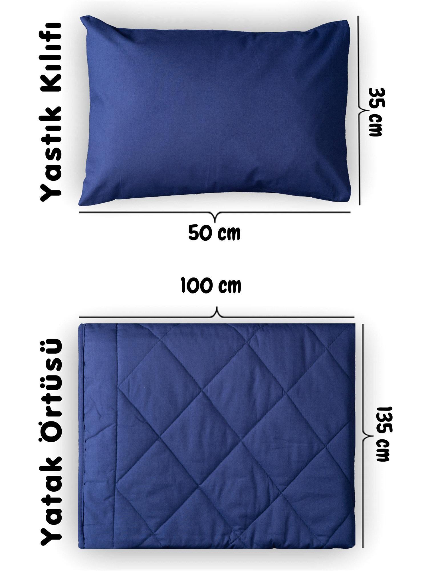 Tiffany Conform Kapitoneli Bebek Yatak Örtüsü Lacivert 971070