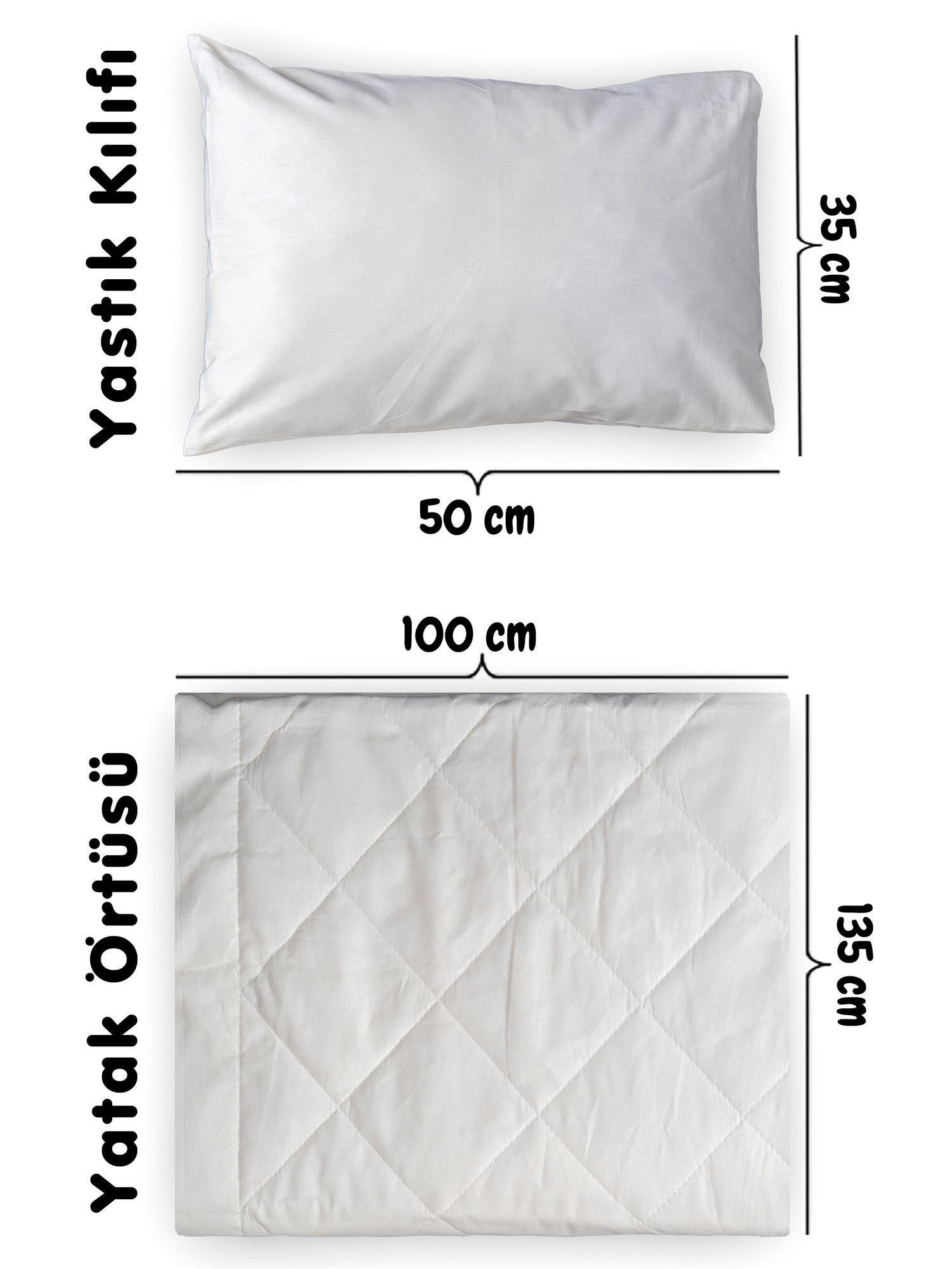 Tiffany Conform Kapitoneli Bebek Yatak Örtüsü Krem 971050