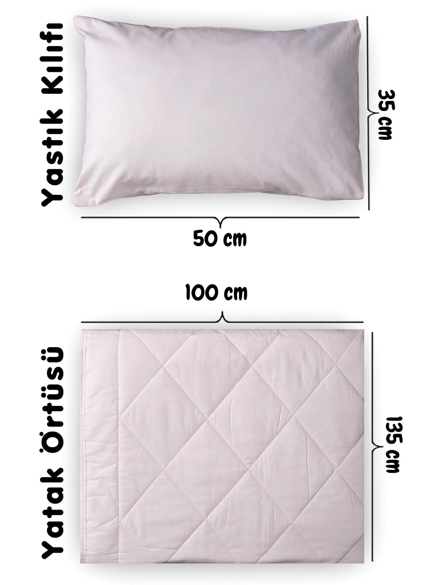 Tiffany Conform Kapitoneli Bebek Yatak Örtüsü Pudra 971061