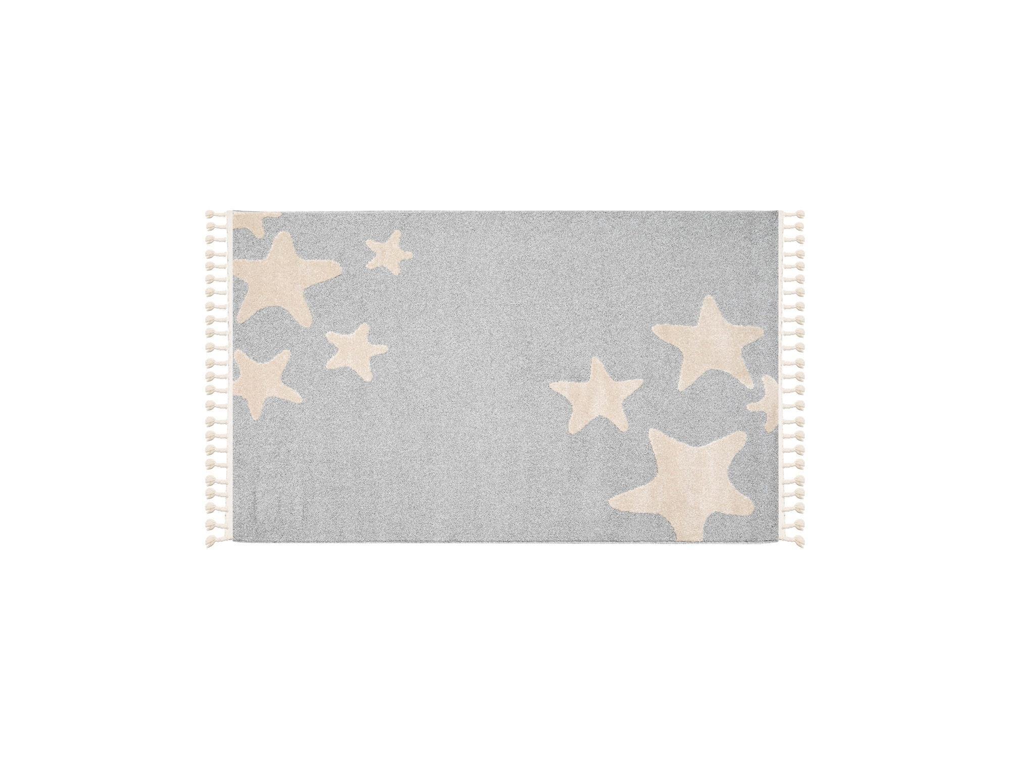 Tiffany Paula Grey Tek Yıldız Halı 120*180 