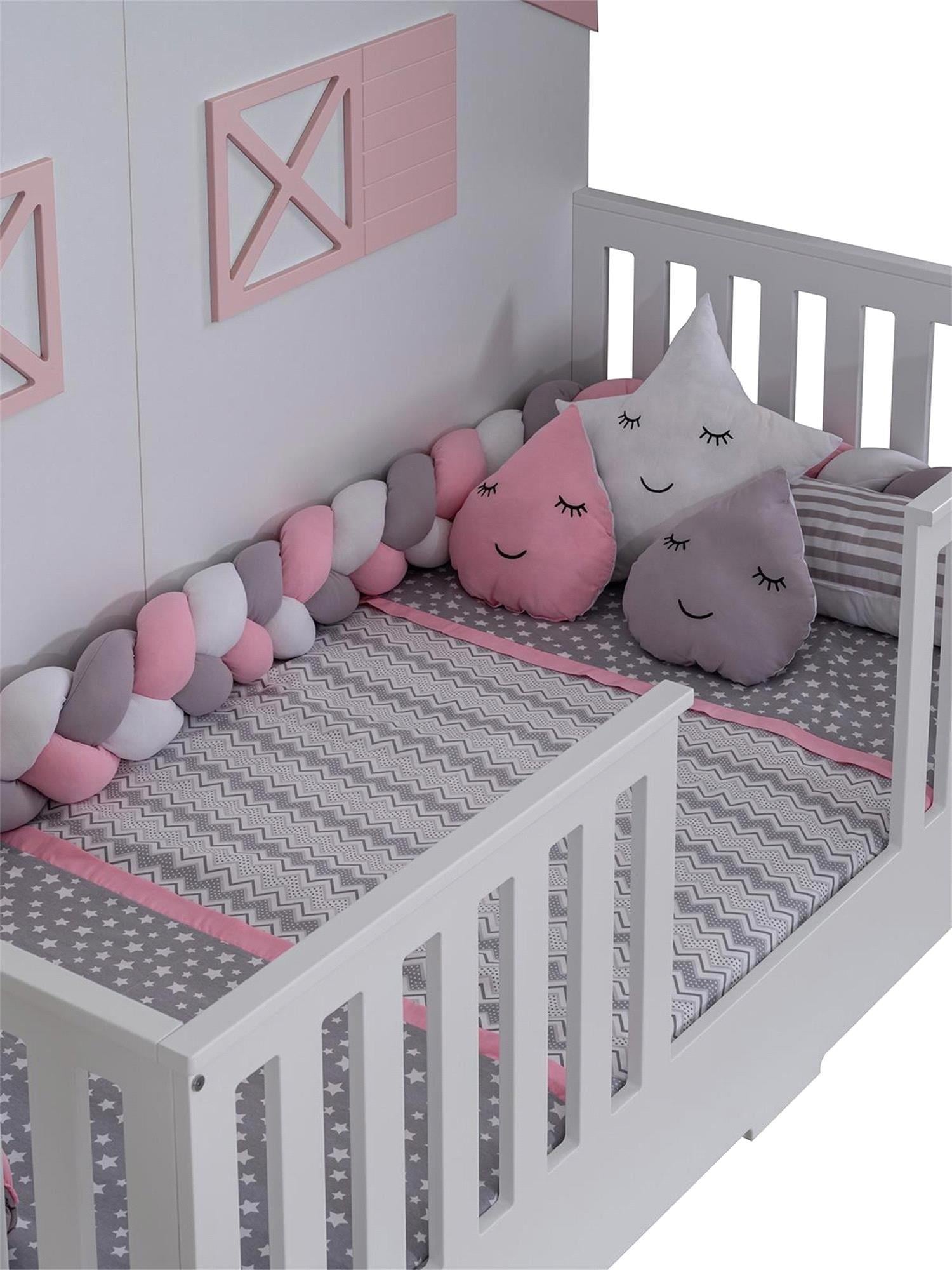 Tiffany Satürn Kenar Koruma Ve Örgü Seti Pembe