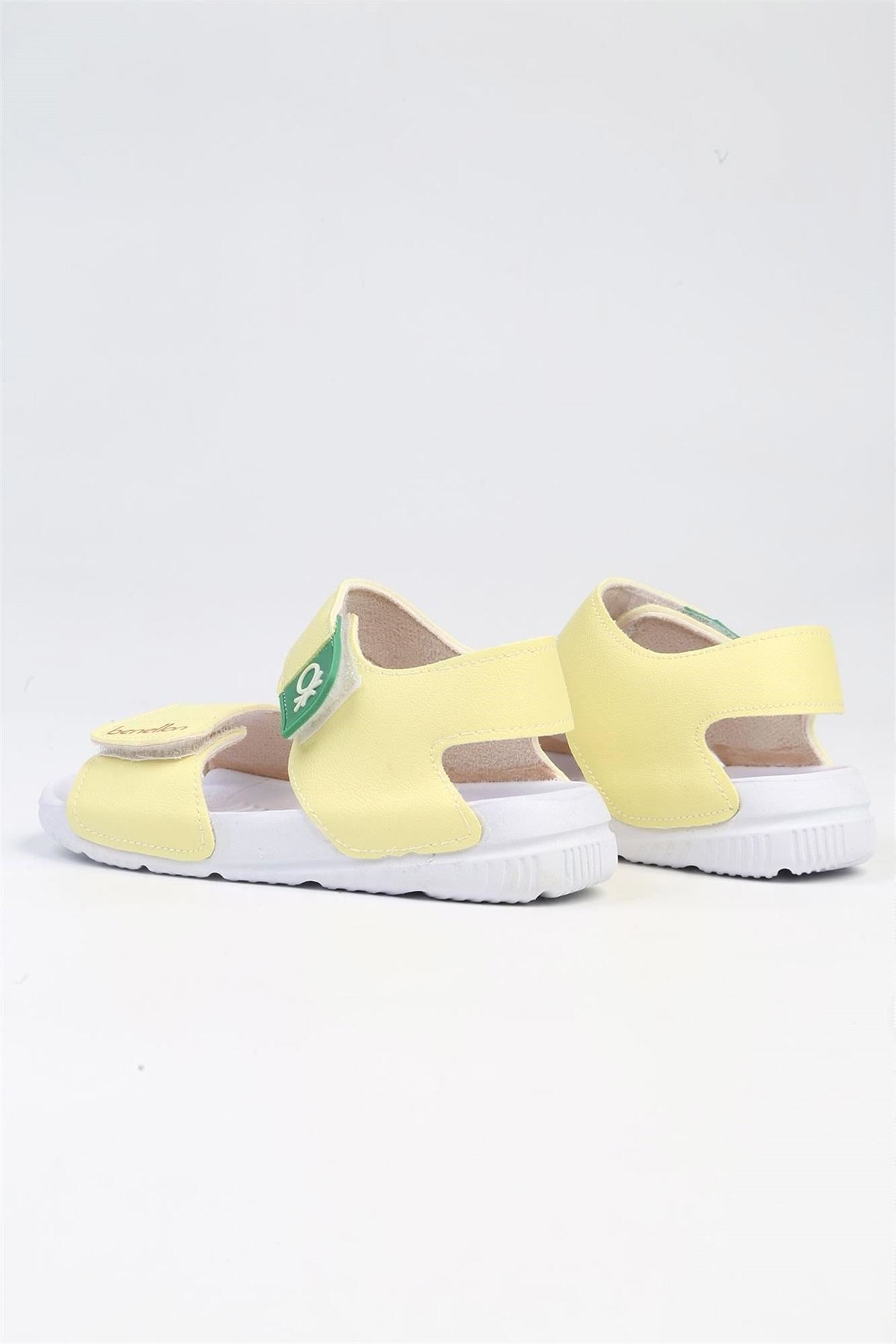 United Colors Of Benetton Kız Çocuk Sandalet Sarı BN-1252