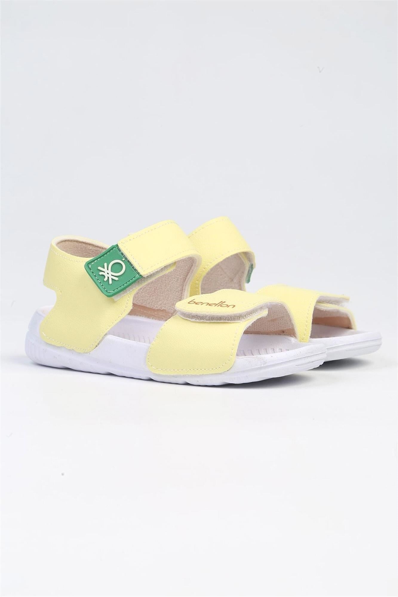 United Colors Of Benetton Kız Çocuk Sandalet Sarı BN-1252