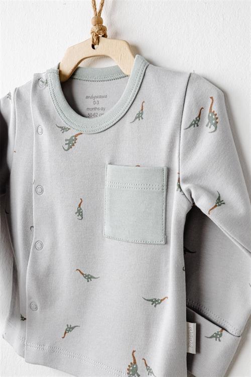 Andywawa Bebek Dinozor 5li Hastane Çıkış Seti Yeşil AC26000