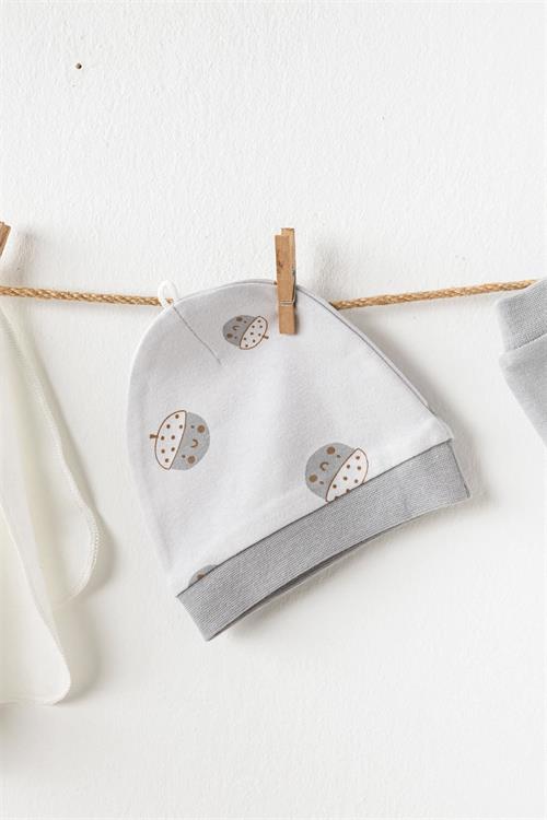 Andywawa Bebek Hello Autumn 10lu Hastane Çıkış Seti Gri AC26101