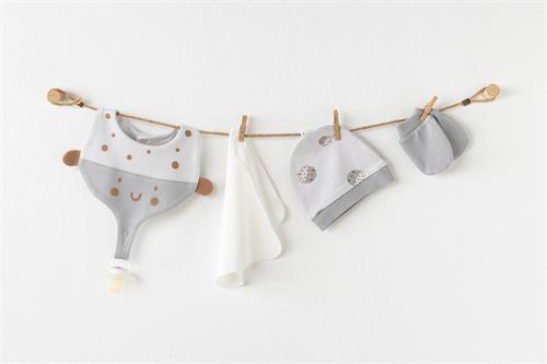 Andywawa Bebek Hello Autumn 10lu Hastane Çıkış Seti Gri AC26101