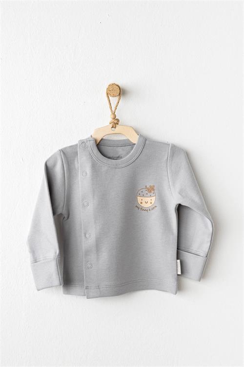 Andywawa Bebek Hello Autumn 5li Hastane Çıkış Seti Gri AC26100