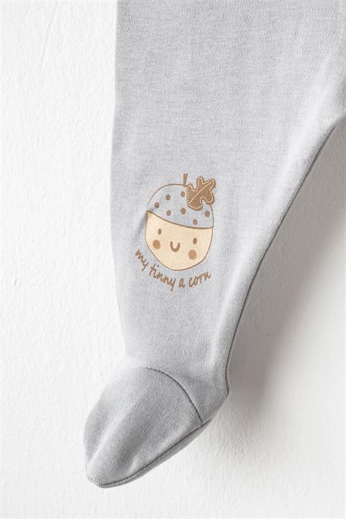 Andywawa Bebek Hello Autumn 5li Hastane Çıkış Seti Gri AC26100