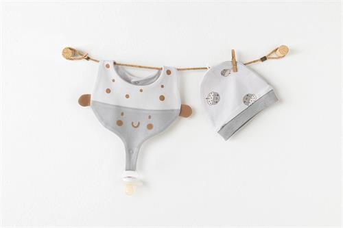 Andywawa Bebek Hello Autumn 5li Hastane Çıkış Seti Gri AC26100