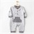 Andywawa Bebek Keep Smiling Romper Tulum Gri AC26030