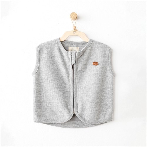 Andywawa Bebek Vest Casual Yelek Gri AC26211