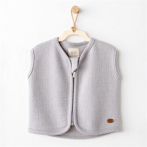 Andywawa Bebek Vest Casual Yelek Gri AC26207